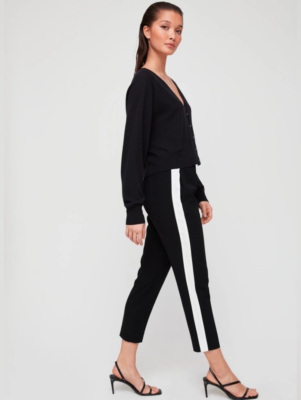 BABATON Aritzia Dexter Japanese Crepe Tuxedo Dress Pants Size 2